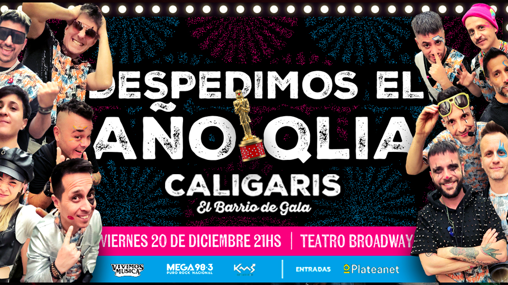 Los Caligaris despiden el 2024 con una gran fiesta en Buenos Aires