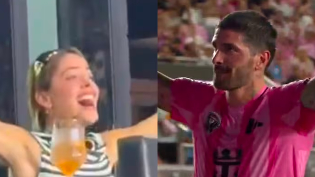 Tini Stoessel celebró el gol de Rodrigo De Paul en el Inter Miami y reavivó los rumores de compromiso